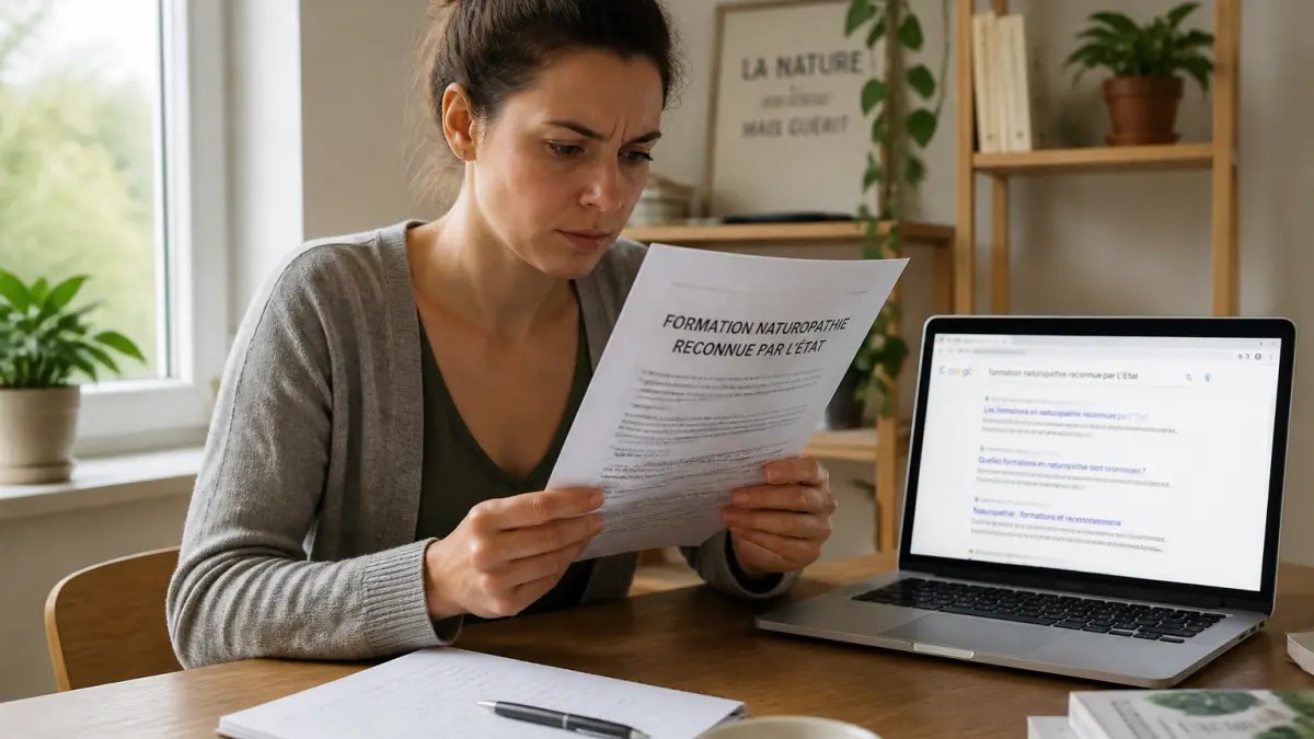 Formation naturopathie reconnue par l’État : ce qu’il faut vérifier