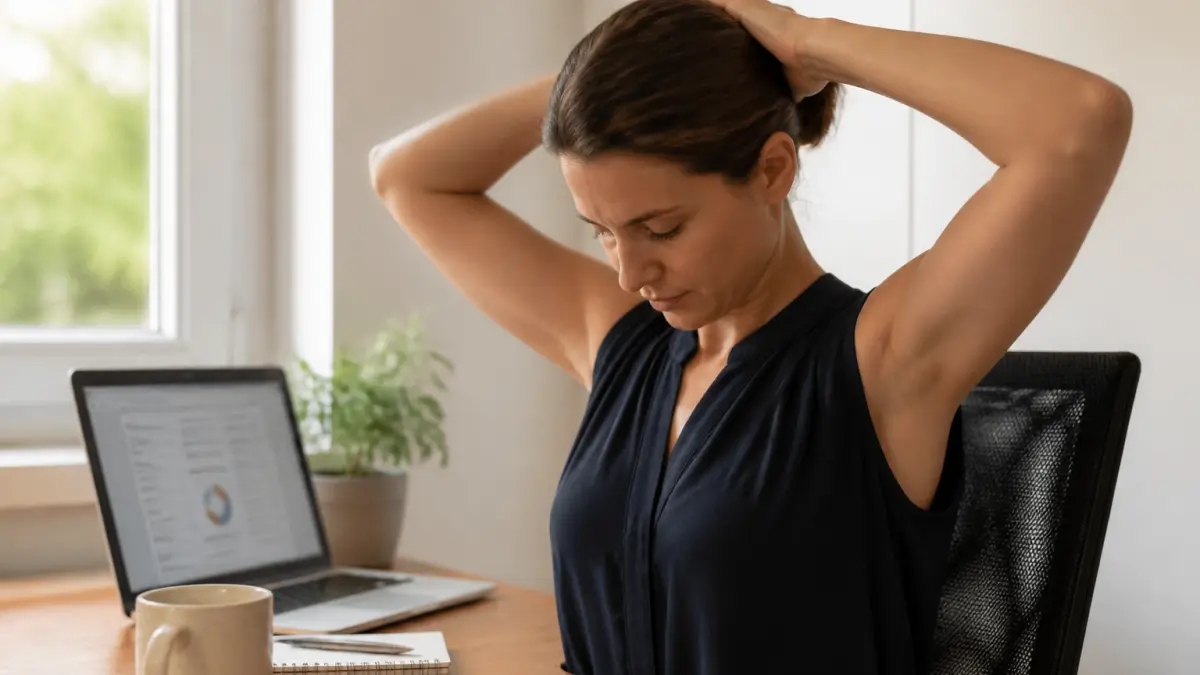 Étirement des cervicales : routine courte contre les raideurs